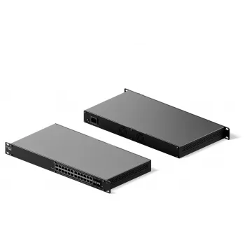 TELTONIKA MANAGED SWITCH SWM282 24X1GB RJ45, 4X1GB SFP, 12 X POE+ 300W TOTAAL