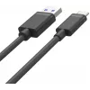 UNITEK USB 3.1 Type-A naar Type-C kabel 0,5m zwart