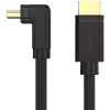 UNITEK Y-C1009 HDMI 2.0 kabel 270 graden haaks 4K 3m zwart