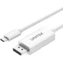 UNITEK USB-C 3.1 naar DisplayPort kabel 1,8m - 4K@60Hz - zwart