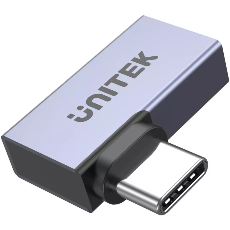 UNITEK USB-C naar USB-C haakse platte adapter 40Gbps