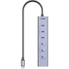 UNITEK Active USB-C-hub 3x USB-C 10Gbps 4x USB-A
