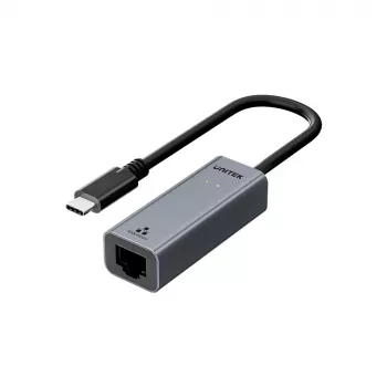 UNITEK USB-C naar Gigabit Ethernet adapter 1Gbps - Space Gray