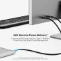 UNITEK USB-C Active Optical-kabel 5m - 10Gbps, PD 60W, 8K@30Hz, zwart