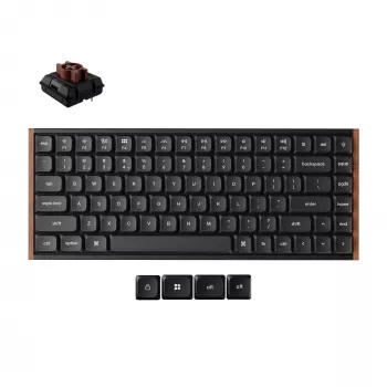 Keychron K3U-H3 75% Milk POM Brown Switch 8K draadloos mechanisch toetsenbord