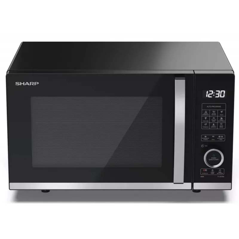 Sharp YC-QG204AE-B combimagnetron met grill, 20L, 800W, zwart