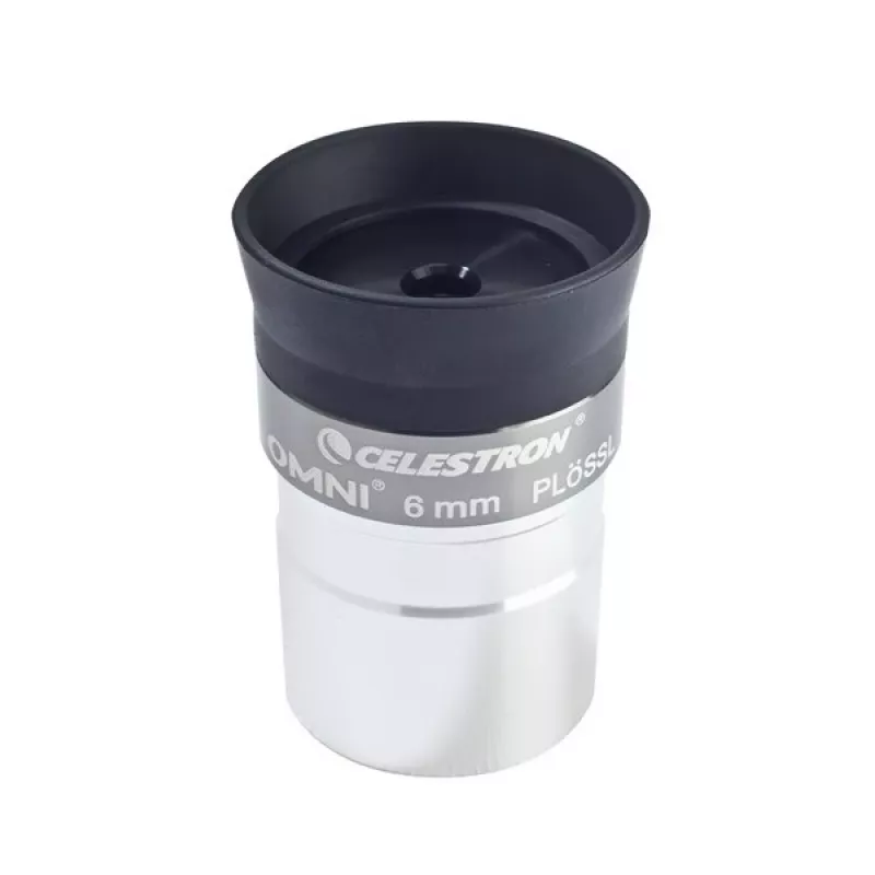 Celestron Omni 6 mm Plössl-oculair - 1,25 inch volledig multicoated - zwart/zilver