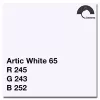 Arctic White naadloze papieren achtergrond 1,35 x 11m