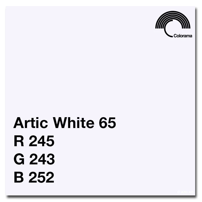 Arctic White naadloze papieren achtergrond 1,35 x 11m