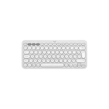 Logitech Pebble Keys 2 K380s draadloos toetsenbord, Tonal White