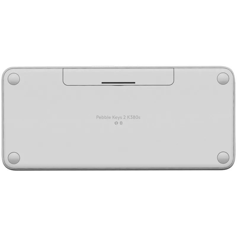 Logitech Pebble Keys 2 K380s draadloos toetsenbord, Tonal White