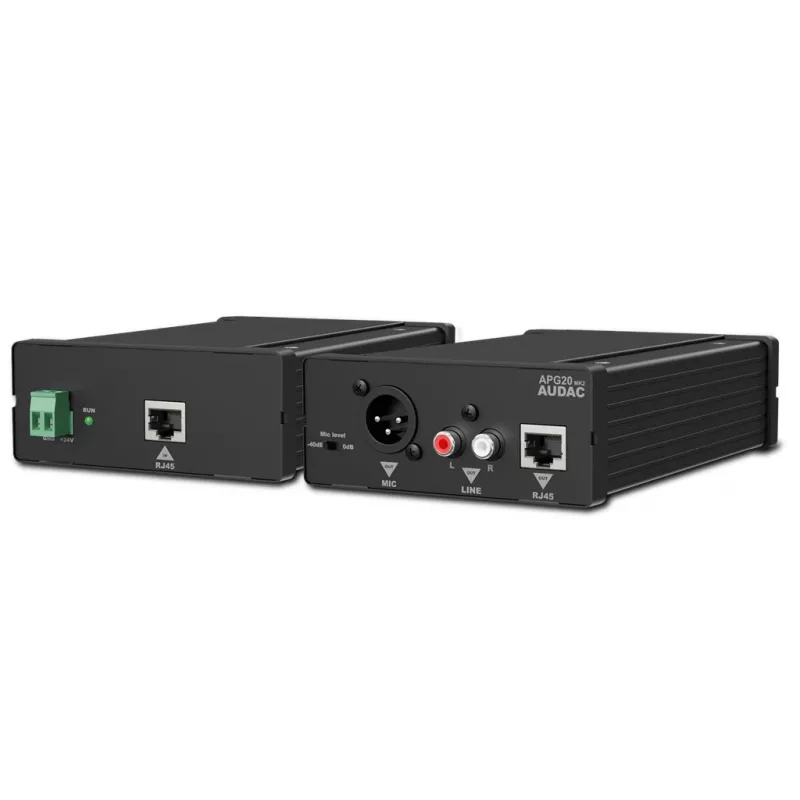 AUDAC APG20MK2 audioconverter zwart