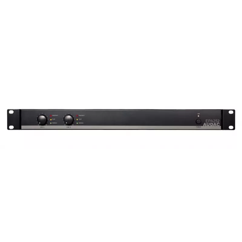 AUDAC EPA252 audioversterker 2.0 kanalen zwart