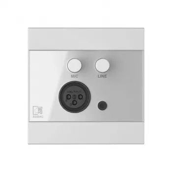 AUDAC WP205/W wandplaat / schakelaarafdekking wit