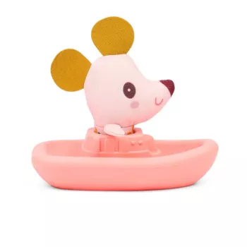 Lilliputiens badspeelgoed boot met Nina de Muis pluche 6m+