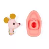 Lilliputiens badspeelgoed boot met Nina de Muis pluche 6m+