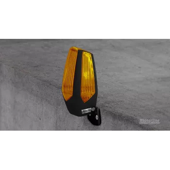 Motorline MP205 oranje LED-waarschuwingslamp 12-230V met beugel (001PLM10918012)