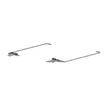 HP L52009-001 scharnierset voor HP 15-DW/15-DY/15-DA/15-DB/250 G7/255 G7 serie - linker en rechter beeldschermscharnier - zwart/zilver
