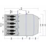 Outwell Montana 6 Air opblaasbare tunneltent - nachtblauw