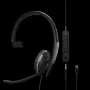 Sennheiser ADAPT 100 bedrade on-ear headset met noise-cancelling microfoon, USB-A, zwart