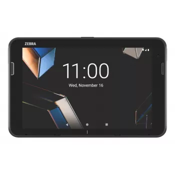Zebra ET401 8 inch WUXGA Wi-Fi 7 Standard SE4100 tablet - 64 GB, 6 GB RAM, zwart