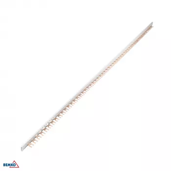 SCHELINGER A19-BBM-1F verbindingsverzamelrail 1-fase U-type 10mm² 54 modules 63A grijs