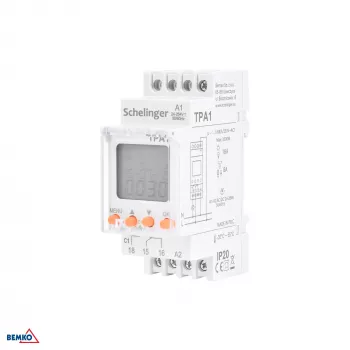 SCHELINGER astronomische timer eenkanaals 24-264V AC/DC