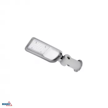 BEMKO JAZMIN 30W 4000K 4050LM IP65 LED-straatlantaarn lichtgrijs