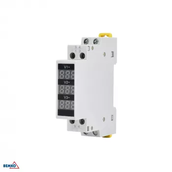 SCHELINGER 3-fasige digitale spanningsindicator 80-500V AC DIN-rail