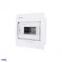SCHELINGER A80-RDP-IP40-NPE-08P inbouwverdeler IP40, 8 modules, 1 rij, 8N+8PE klemmen, transparante deur, wit