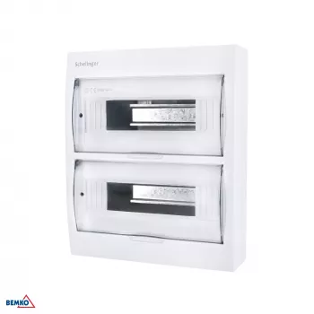 SCHELINGER A80-RDN-IP40-NPE-24P opbouwverdeler IP40 24N+24PE 2x12P