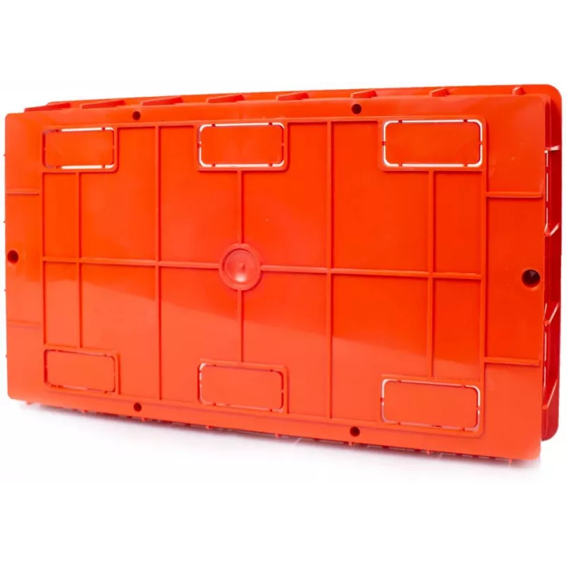 ADELID RM-PT-18P inbouwverdeler 18 modules 2x9 transparante rookglasdeur