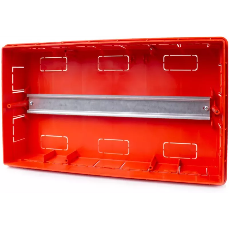 ADELID RM-PT-18P inbouwverdeler 18 modules 2x9 transparante rookglasdeur