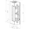 SCOT ES-S1224N symmetrische elektrische deuropener met laag stroomverbruik