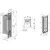 SCOT ES-S12DCN PROFI symmetrische elektrische deuropener met laag stroomverbruik