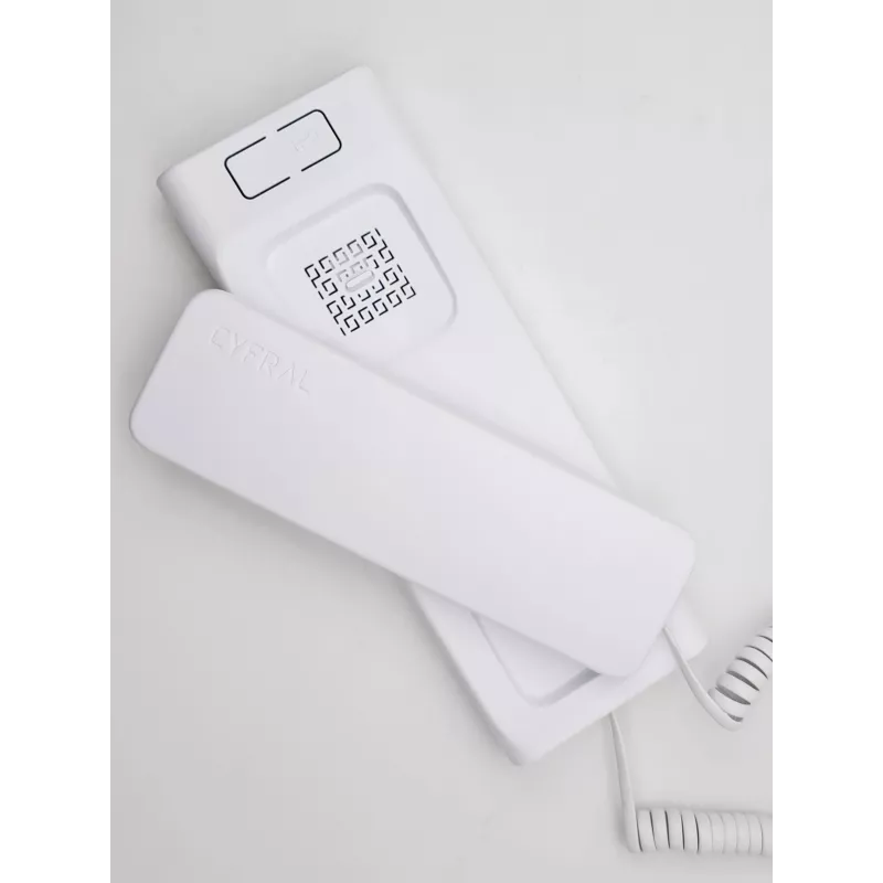 Cyfral Baltic D wit 2-draads digitale audio-intercomhoorn