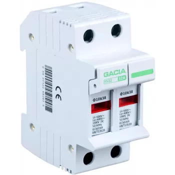 VCX Pro zekeringhouder 2-polig 32A 400V AC 10x38mm DIN-rail