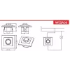 VCX WESA LC 36A LED draaidimmer 200/600W wit