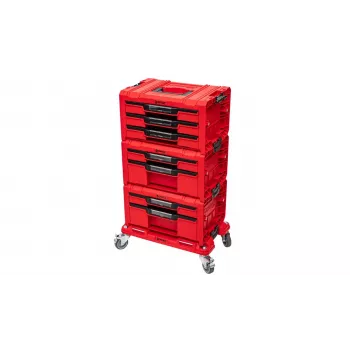 QBRICK SYSTEM PRO DRAWER WORKSHOP set 3 rood ULTRA HD CUSTOM