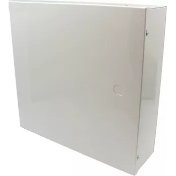 Pulsar AWO000PU universele metalen behuizing, wit (RAL 9003), wandmontage, 17Ah batterijondersteuning