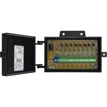 PULSAR AWZ592 zekeringmodule in behuizing, 8-kanaals, 10A