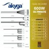 Akyga Ultimate AK-U4-600 ATX-voeding 600 W, 80 PLUS Bronze, actieve PFC, 120mm-ventilator