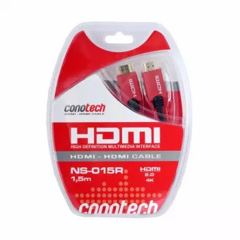 CONOTECH NS-015R HDMI 2.0 kabel 1,5m zwart