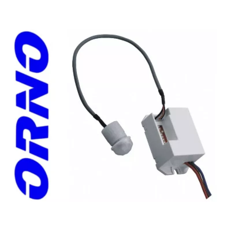 ORNO OR-CR-211 miniatuur PIR-bewegingsmelder, 230V, 120°, 6m, IP20, wit