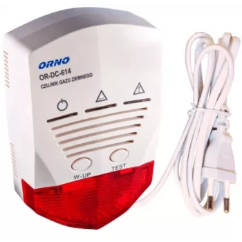 ORNO OR-DC-614 aardgasdetector (methaan, CNG, LNG) 230V