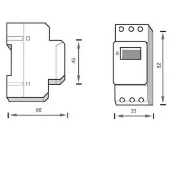 ORNO OR-PRE-414 digitale tijdschakelaar, DIN-rail, 230V AC, 16A, 1 kanaal