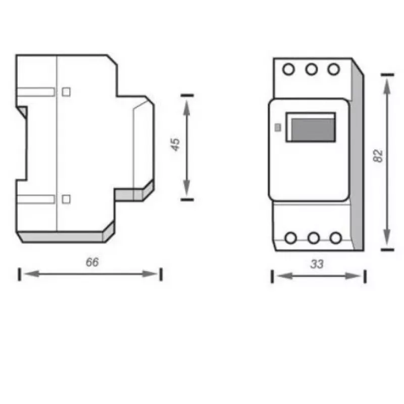 ORNO OR-PRE-414 digitale tijdschakelaar, DIN-rail, 230V AC, 16A, 1 kanaal
