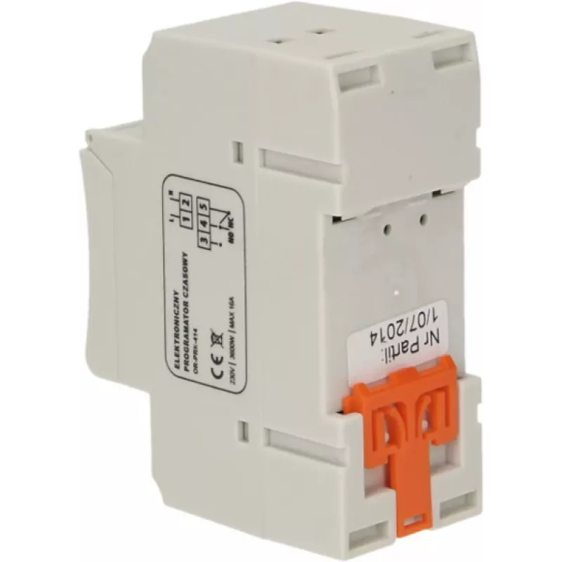 ORNO OR-PRE-414 digitale tijdschakelaar, DIN-rail, 230V AC, 16A, 1 kanaal