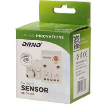 ORNO OR-CR-232 schemersensor met hermetische buitensonde in lasdoos