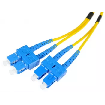 OPTIX singlemode duplex SC/UPC naar SC/UPC glasvezel-patchkabel 2m